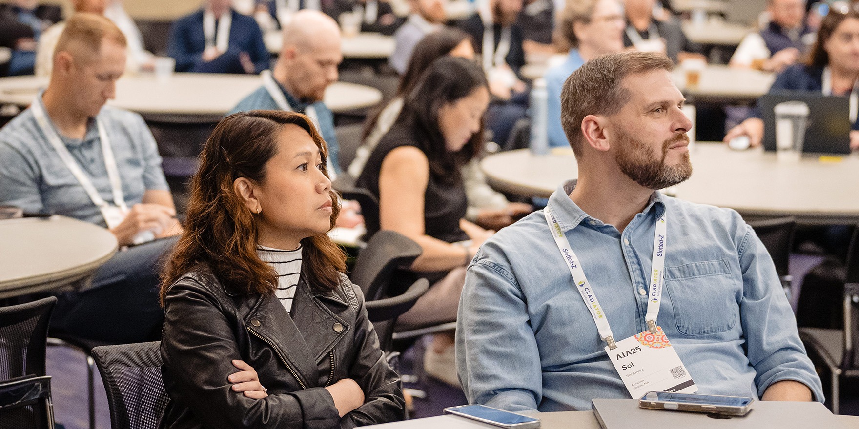 Attendees in a workshop at AIA conference